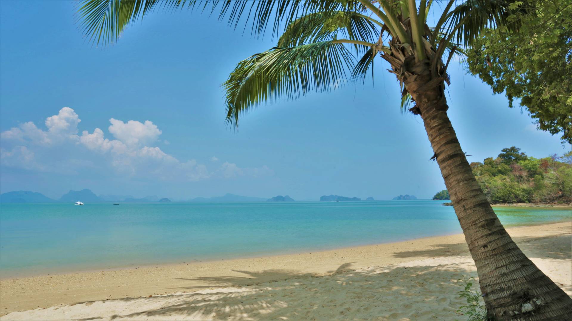 Thailand, Koh Yao Noi, Paradise Koh Yao Resort, Stranden Udsigt