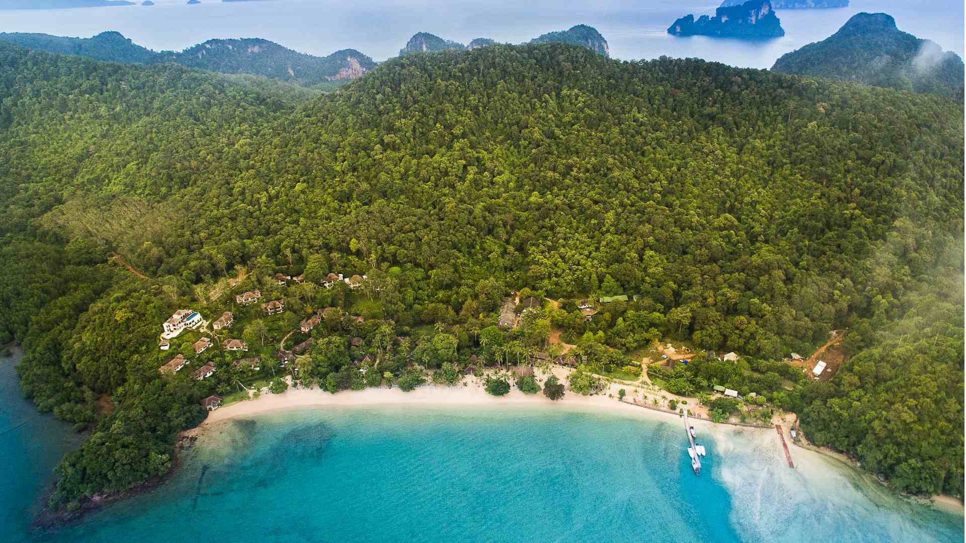 Thailand, Koh Yao Noi, Paradise Koh Yao Resort, Resort Udsigt