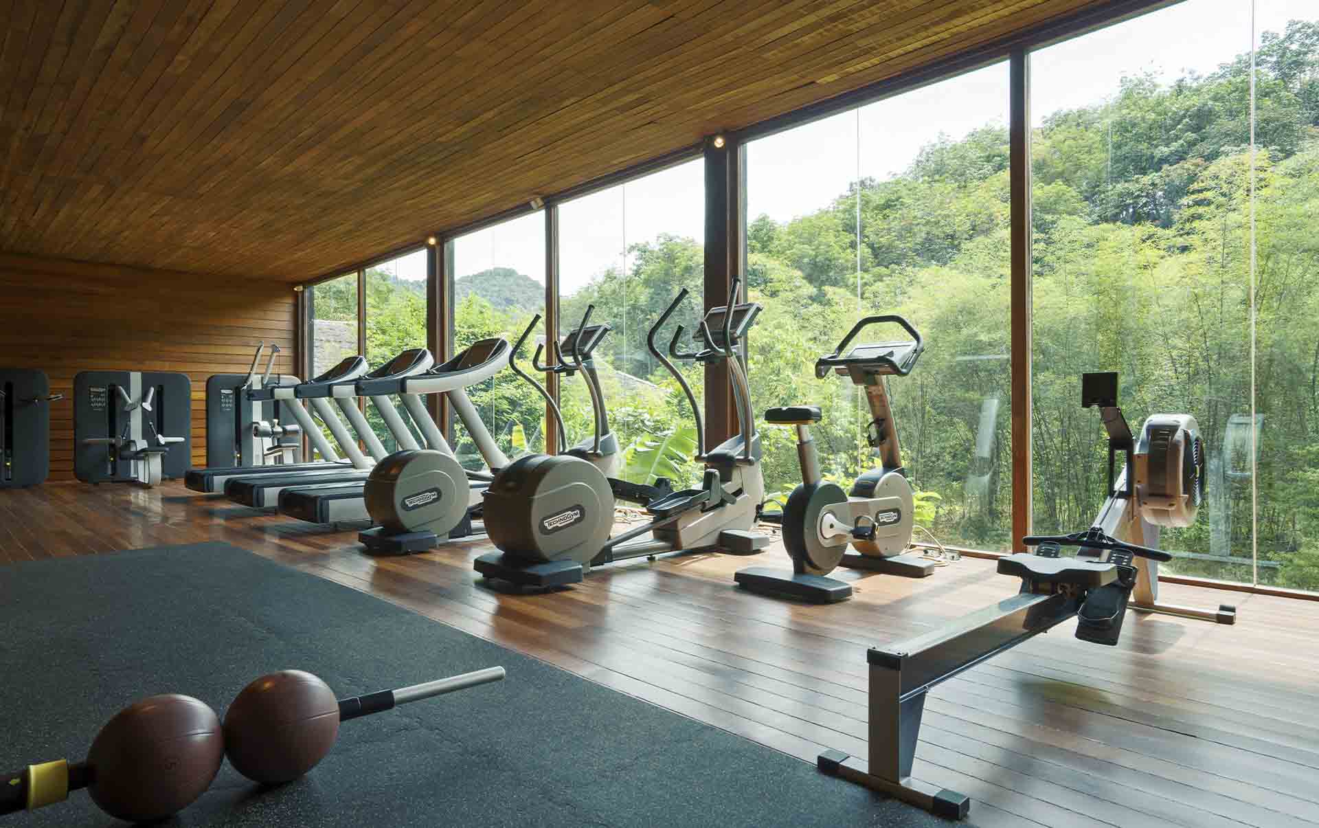 Thailand, Koh Yao Noi, Six Senses Yao Noi, Fitness Center