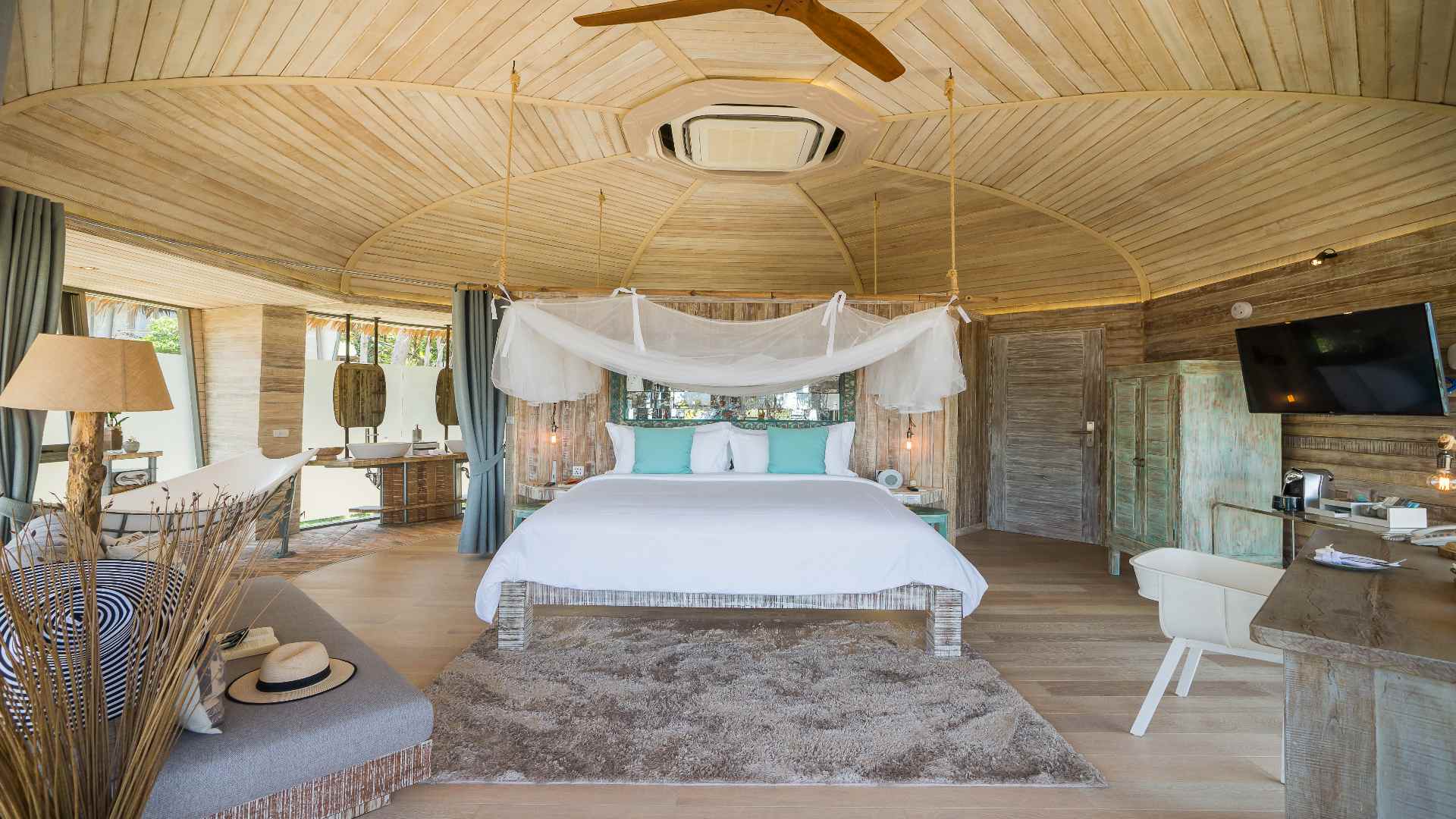 Thailand, Koh Yao Noi, Treehouse Villas, Treehouse indefra