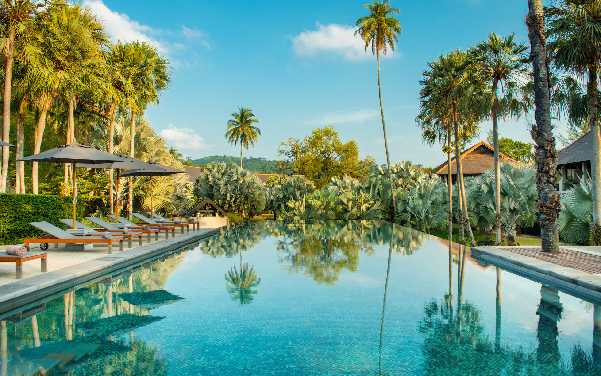 infinity pool på the slate phuket thailand