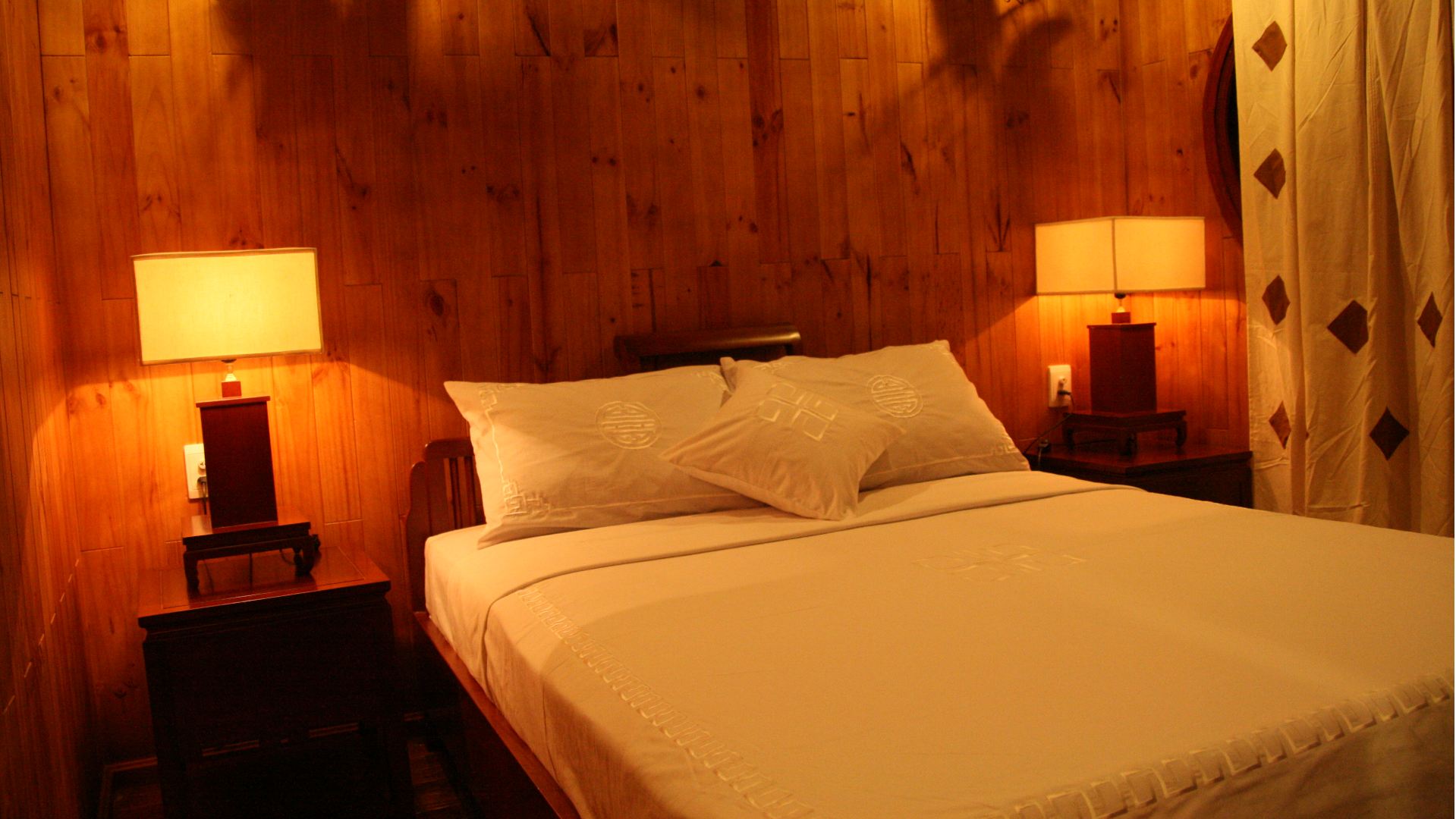 Vietnam delta eyes classic dbl room Mekong-floden Mekong-floden