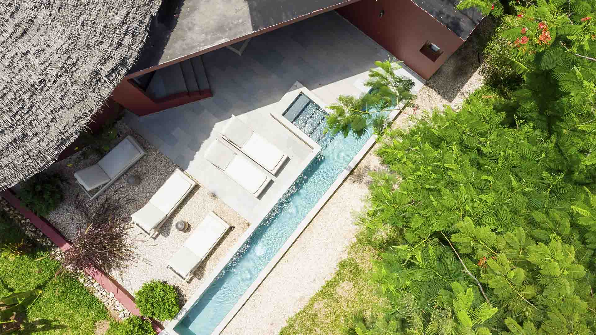 Jungle Villa med pool