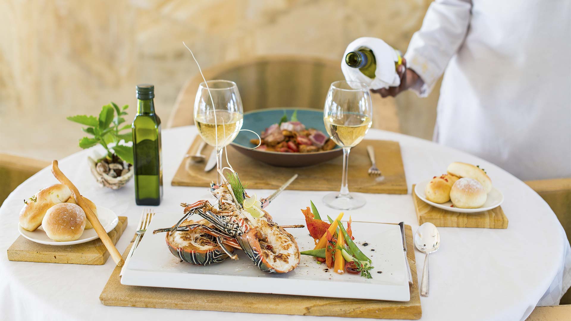 Lobster menu
