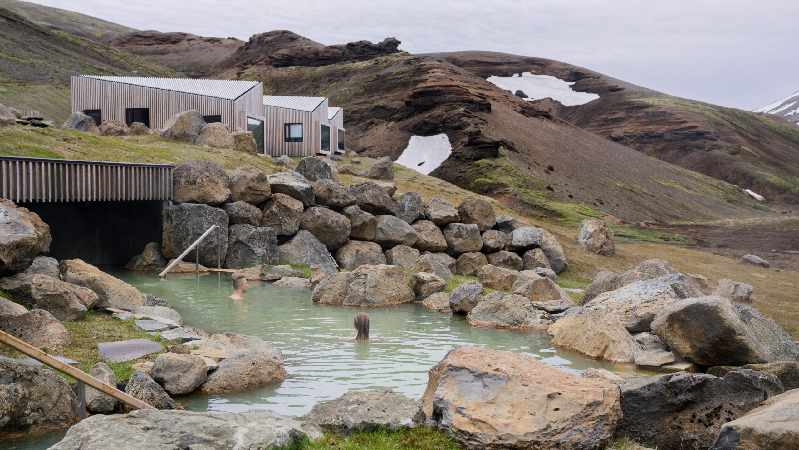 Island, Highland Bath sommer