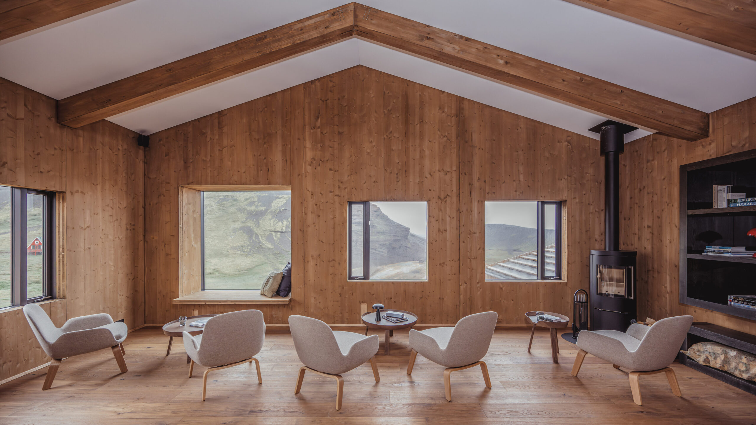 Island, Highland Base, lounge omr&aring;de