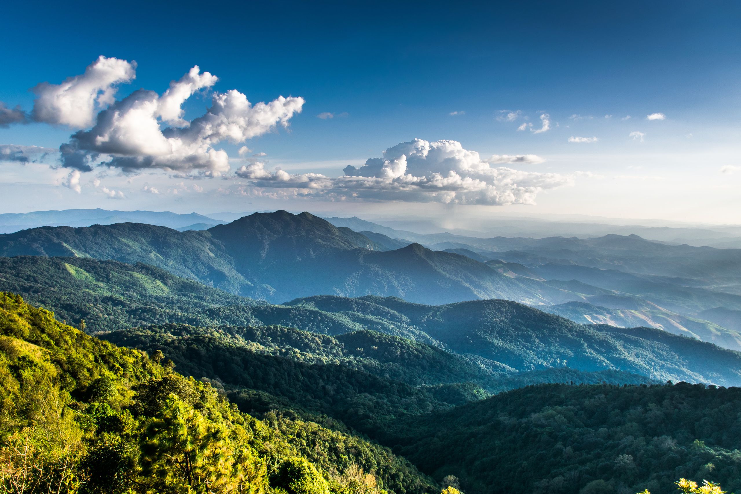 Thailand nord chiang mai doi inthanon the mountain view point
