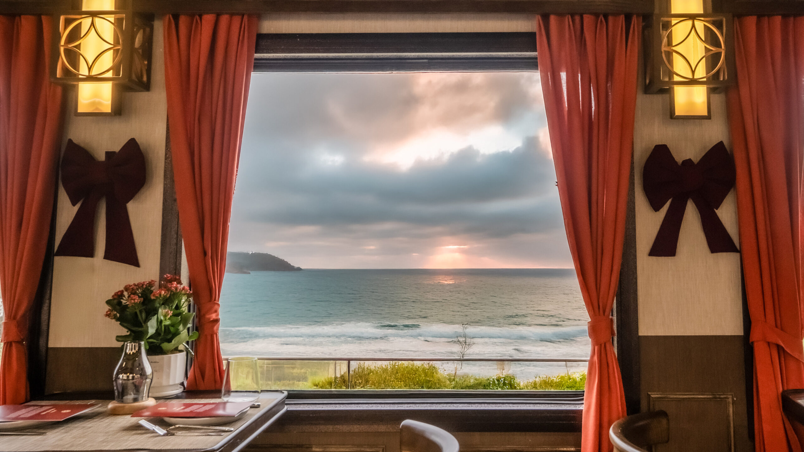 Vietnam sjourney luxury train view from dining car scaled